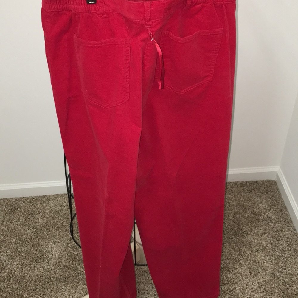 Ruby Rd red pants - Picture 2 of 4